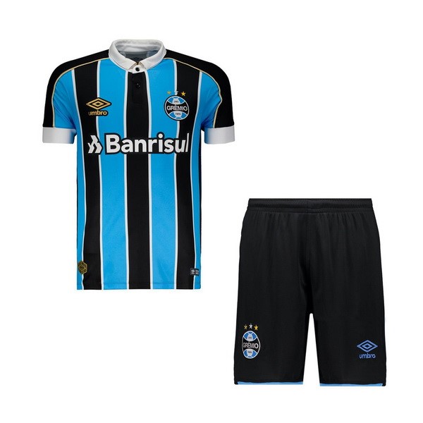 Camiseta Grêmio 1ª Niño 2019-2020 Azul Negro